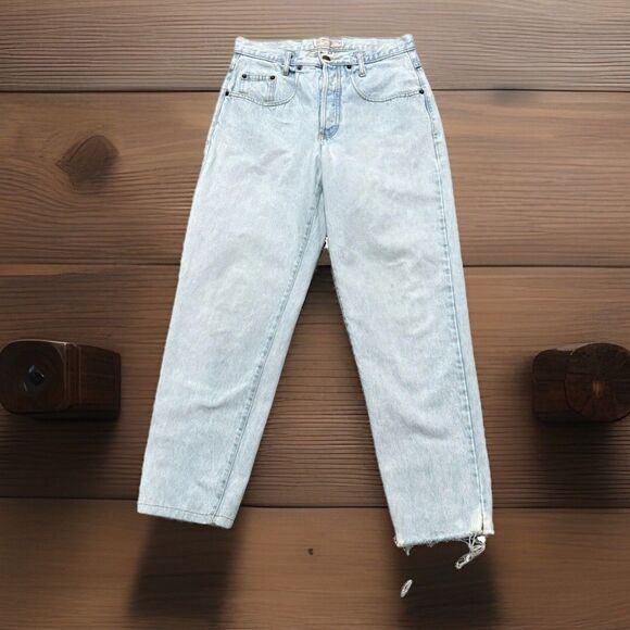 Vintage Guess USA Jeans Size 1 Acid Wash Baggy 90s High Rise Taper Grunge - Picture 4 of 13